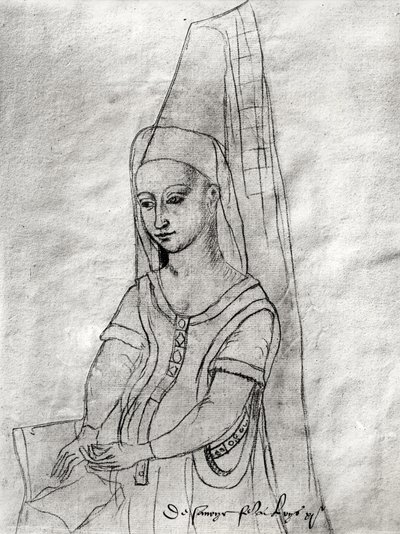 Charlotte de Savoie (c.1442-83) wife of Louis XI (1422-83) from the 